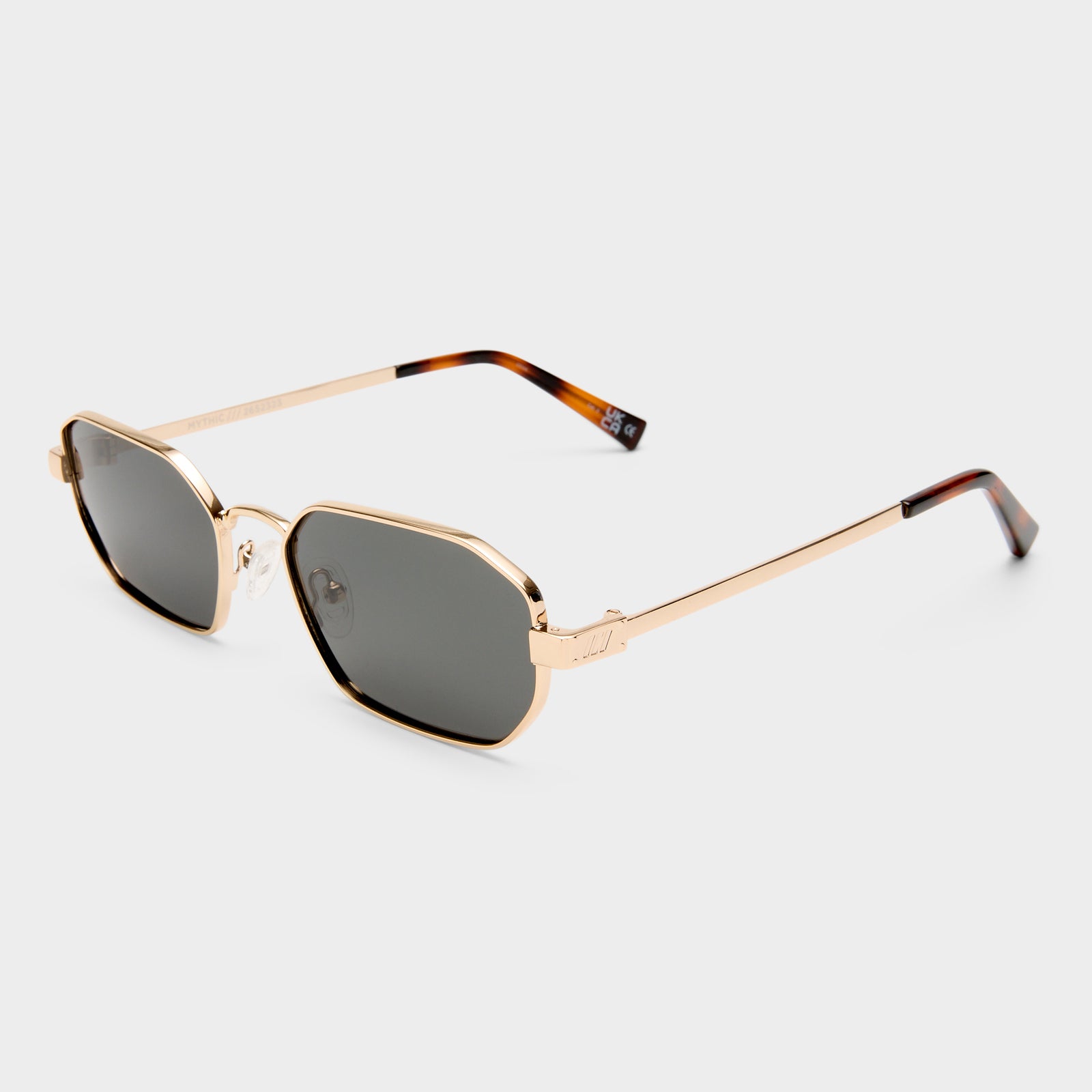 Mythic Gold Uni-Sex Square Sunglasses | Le Specs