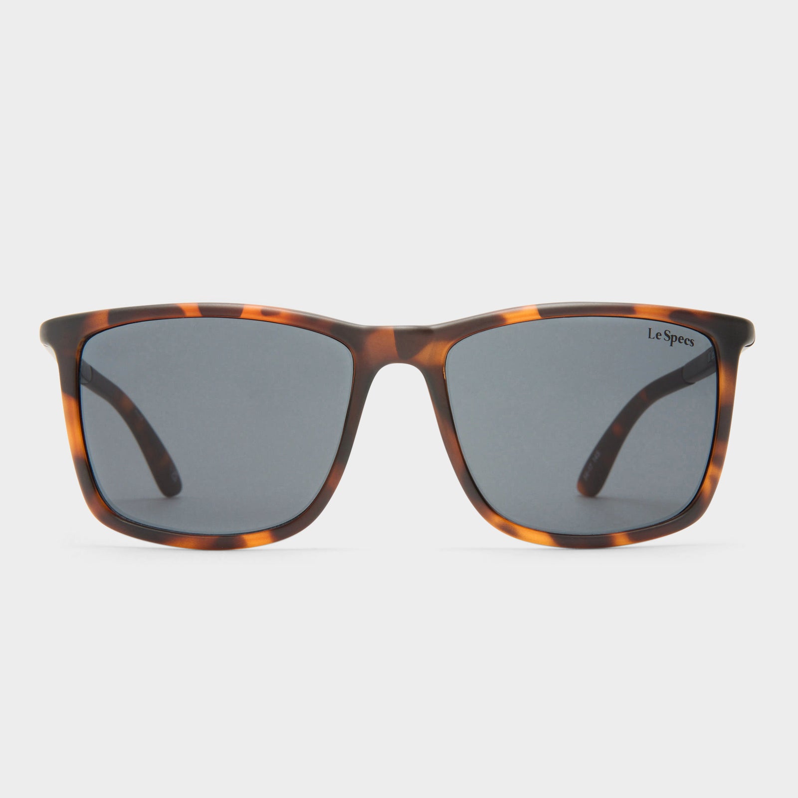 Tweedledum Matte Tort Matte Black Male D-Frame Sunglasses | Le Specs