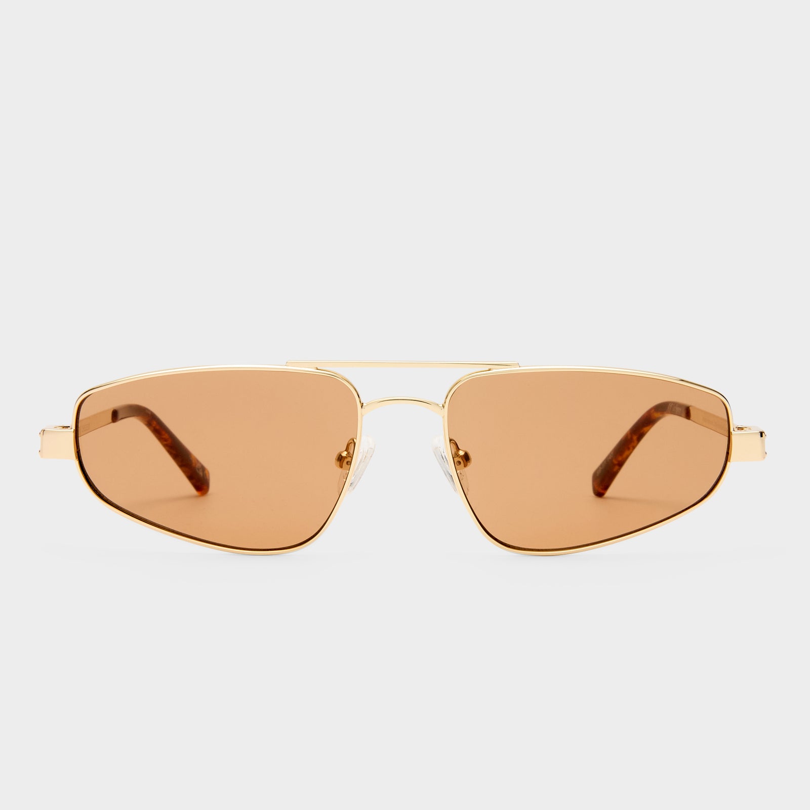 Treasure Gold Uni-Sex Aviator Sunglasses | Le Specs