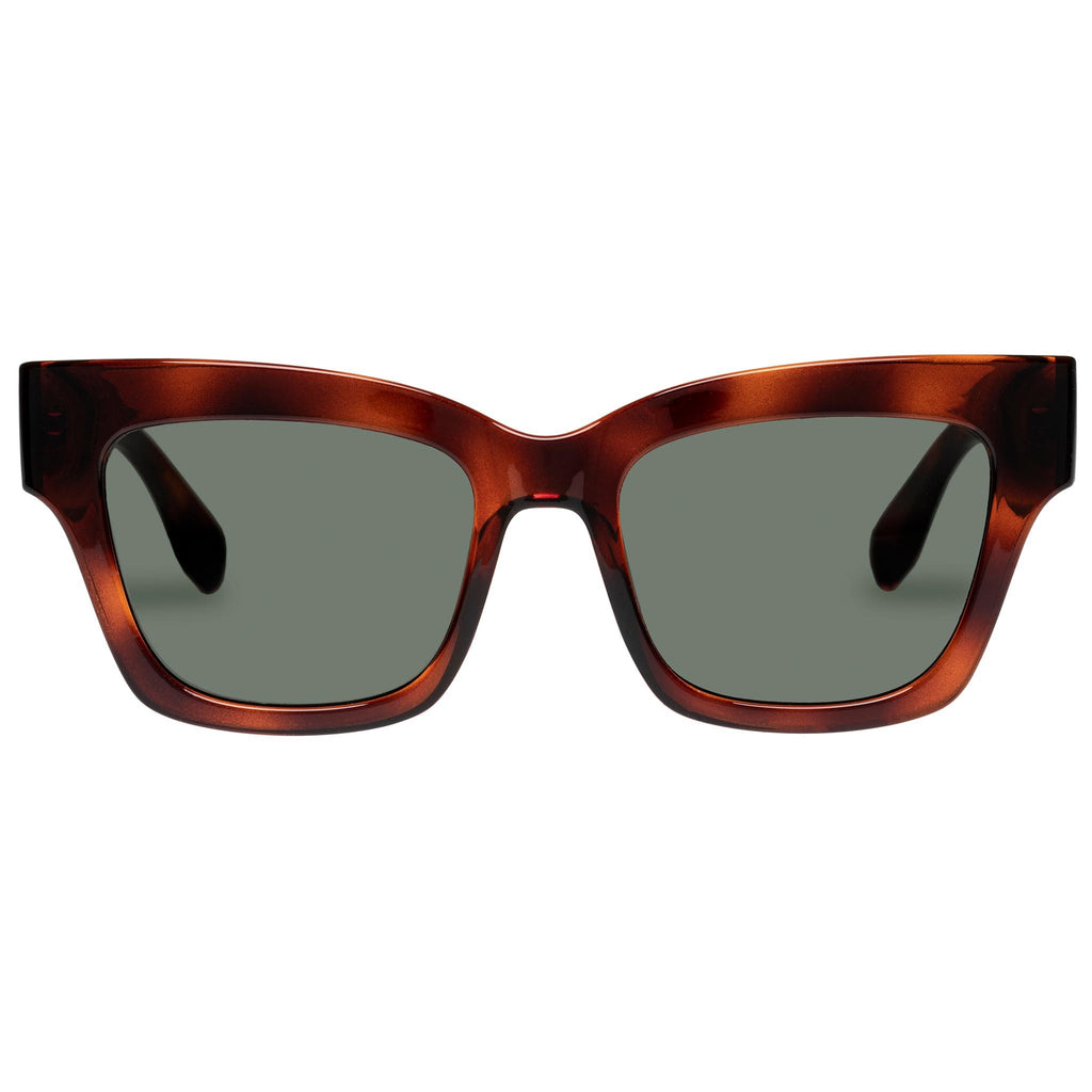 Georgica Toffee Tort Women's Square Sunglasses | Le Specs