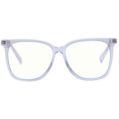 Prom Kween Blue Light Clear Women's Square Glasses | Le Specs
