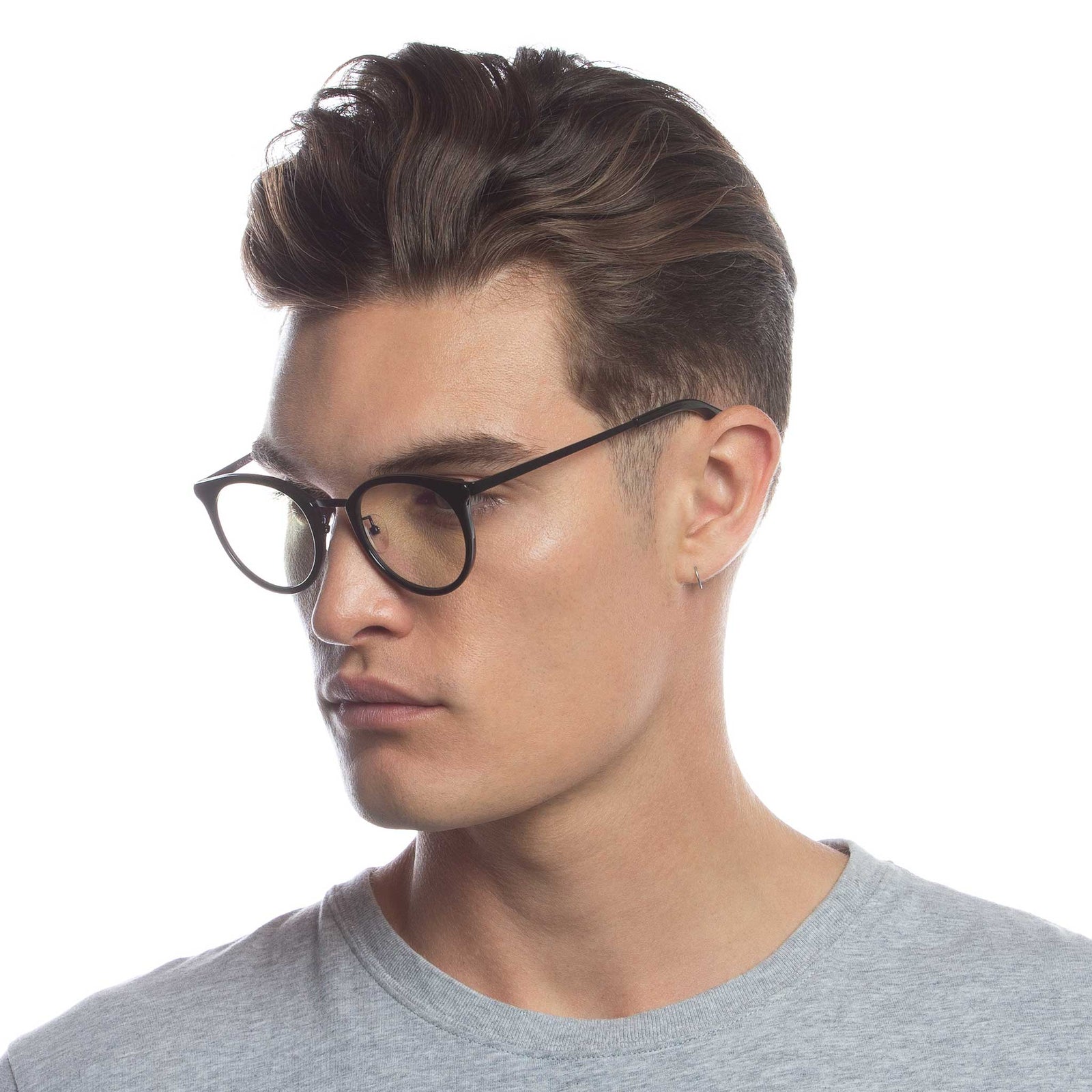 Le Specs - Grassy Knoll, Grey/Straw Blue Light