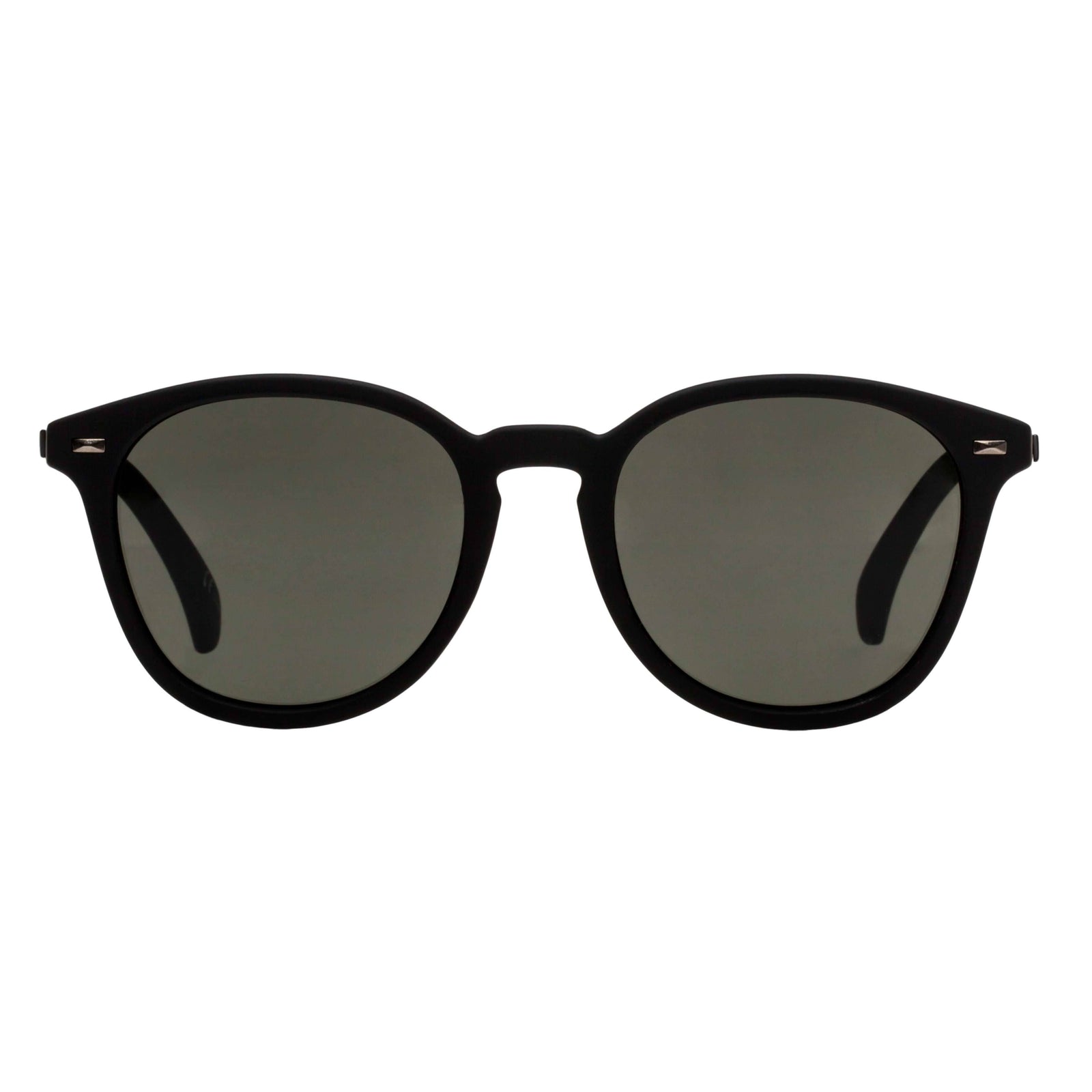 Bandwagon Black Tort Uni-Sex Round Sunglasses | Le Specs | Sonnenbrillen