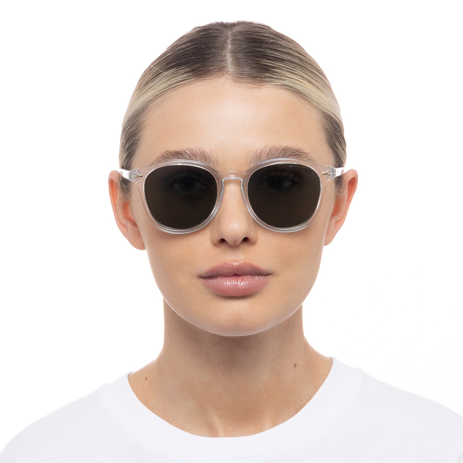 Unique Womens Sunglasses - Linen Clear Olive - Nathalie Fordeyn