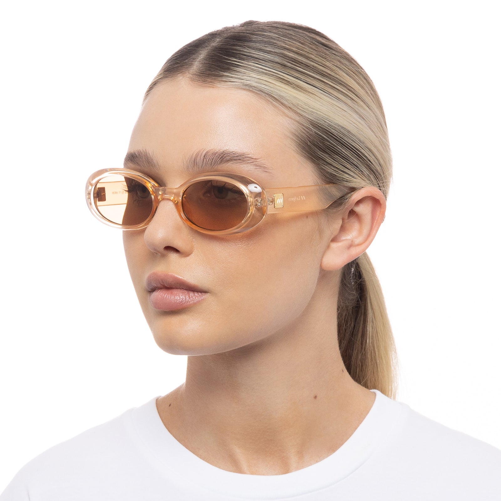 Le Specs Drizzle Limited Edition Sunglasses in Nougat
