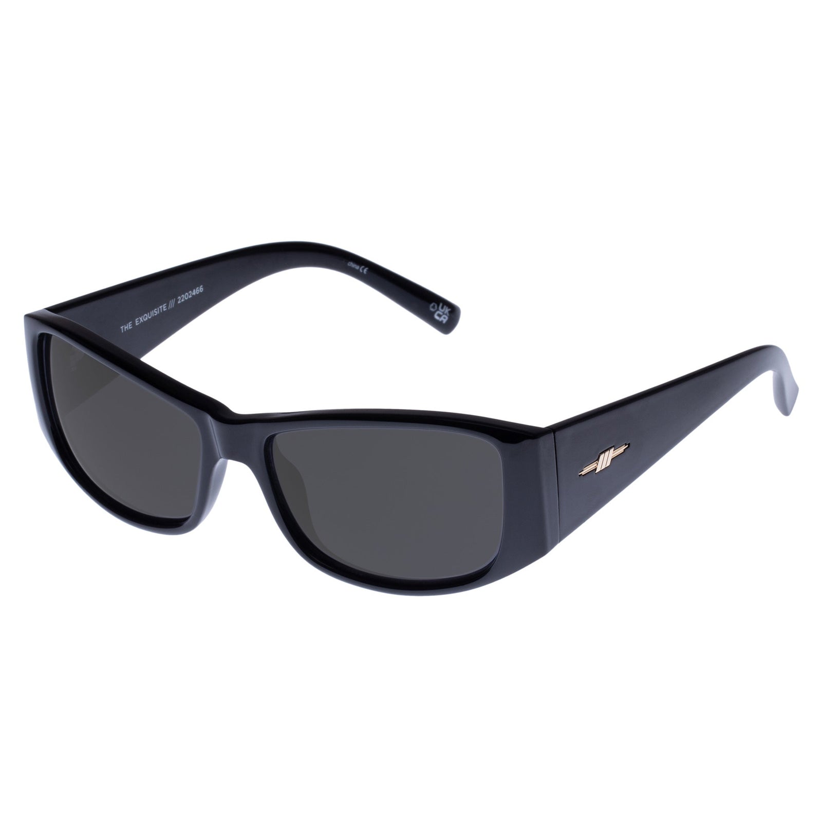 15 Yrs To Adults] Fuglies RX06 Wrap Around Sunglasses [Gloss Black]  (Prescription/Rx Lenses Available), Prescription Sun Goggles