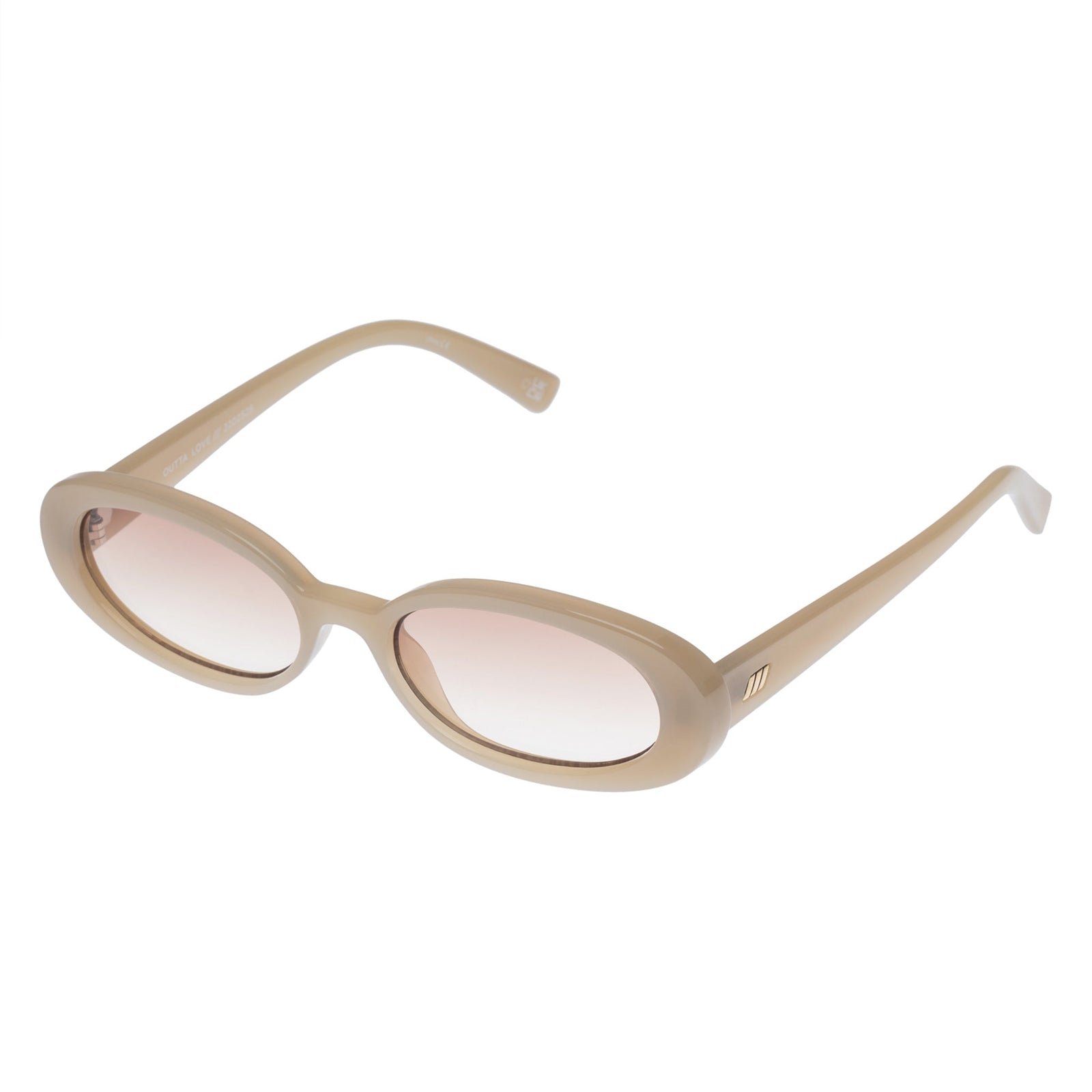 Outta Love Latte Women's Oval Sunglasses | Le Specs