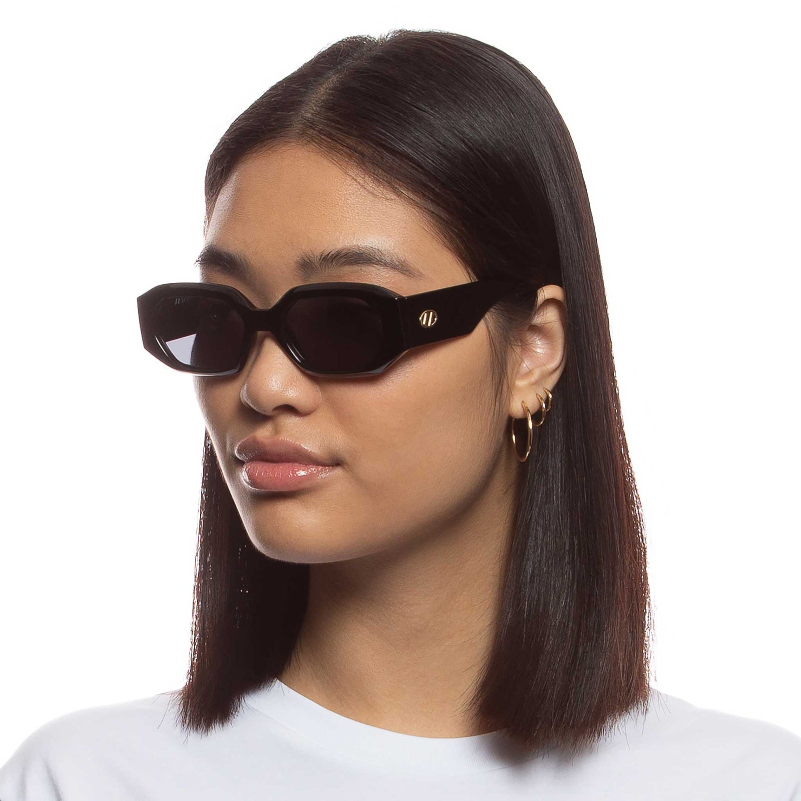 Le Specs Slaptrash Sunglasses in Black