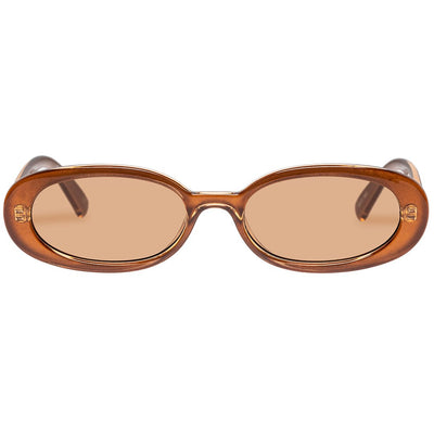 Outta Love Latte Women's Oval Sunglasses | Le Specs